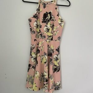 Eclipse Pink Floral Dress, Size Small